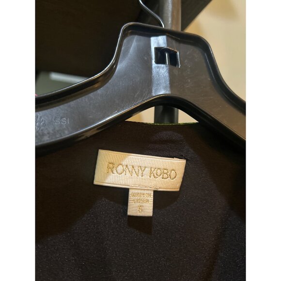 Ronny Kobo Nina Floral Midi Dress Victorian Print Womens Size Small - Picture 7 of 9